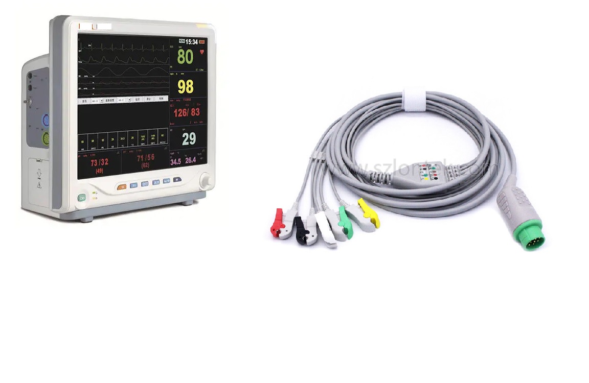 Monitor dành cho bệnh nhân chăm sóc đặc biệt với màn hình cảm ứng TFT 15 inch