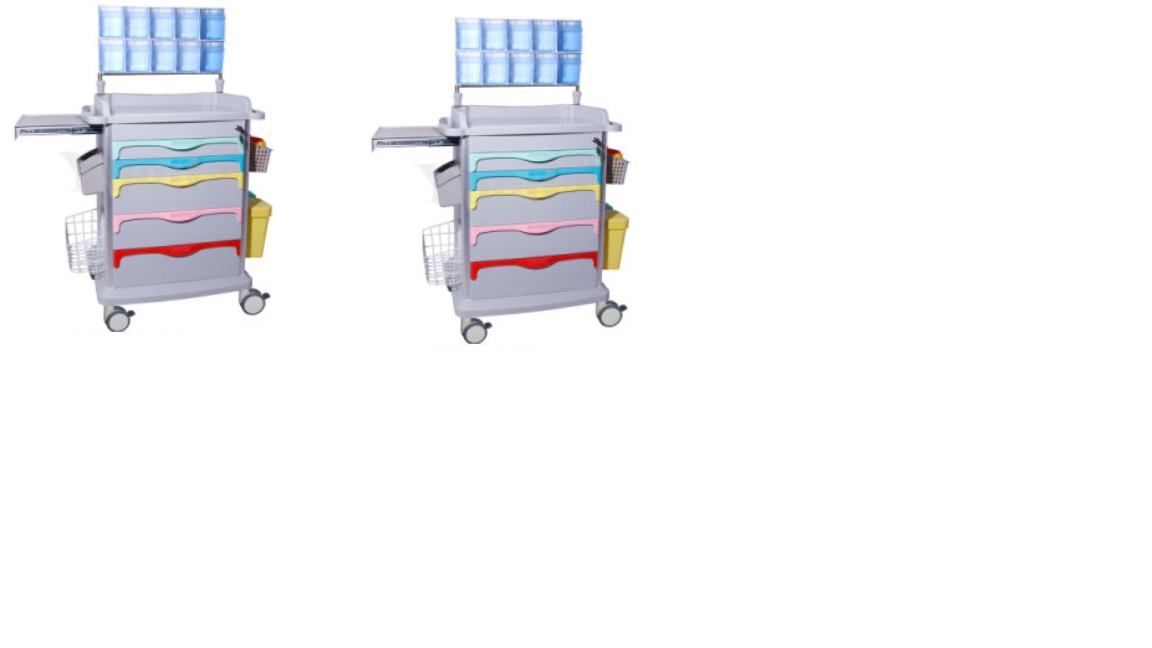 Xe đẩy y tế - Xe đẩy tiêm thuốc dùng trong gây mê và cấp phát thuốc