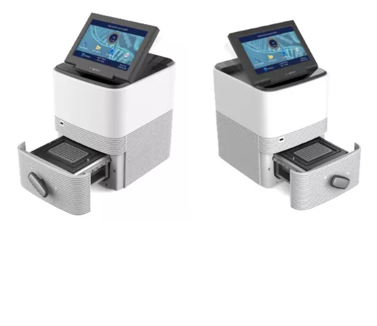 Hệ thống phát hiện định lượng huỳnh quang / Máy phân tích PCR thời gian thực định lượng 96 giếng với 06 kênh chu kỳ nhiệt & màn hình cảm ứng LCD TFT 10 inch