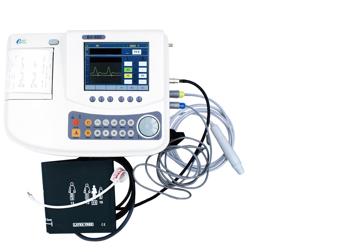 Máy Doppler mạch máu để kiểm tra ABI và TBI bằng siêu âm với chức năng đo huyết áp NIBP