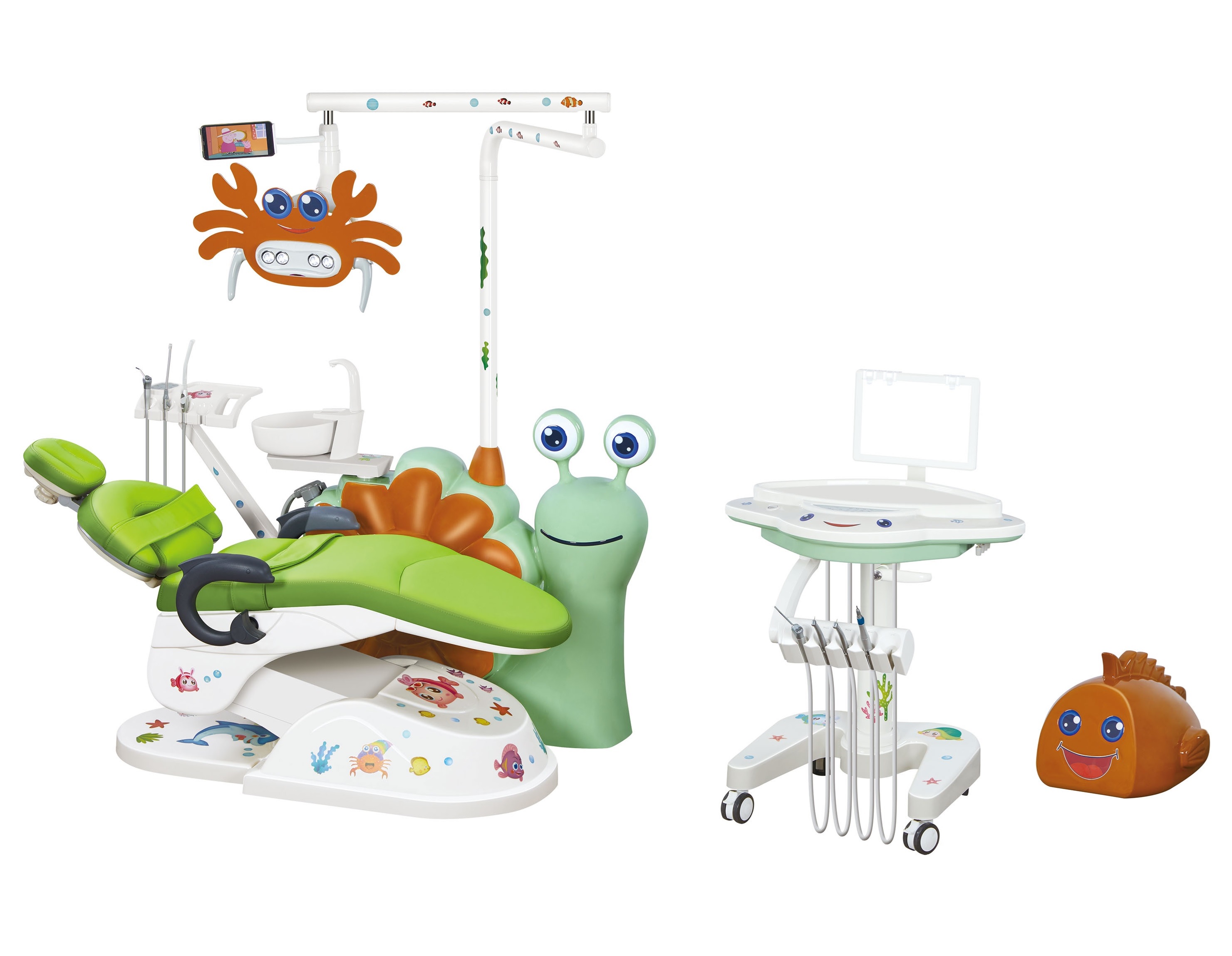 Hệ thống ghế máy Nha khoa cho trẻ em với thiết kế rất ngộ nghĩnh