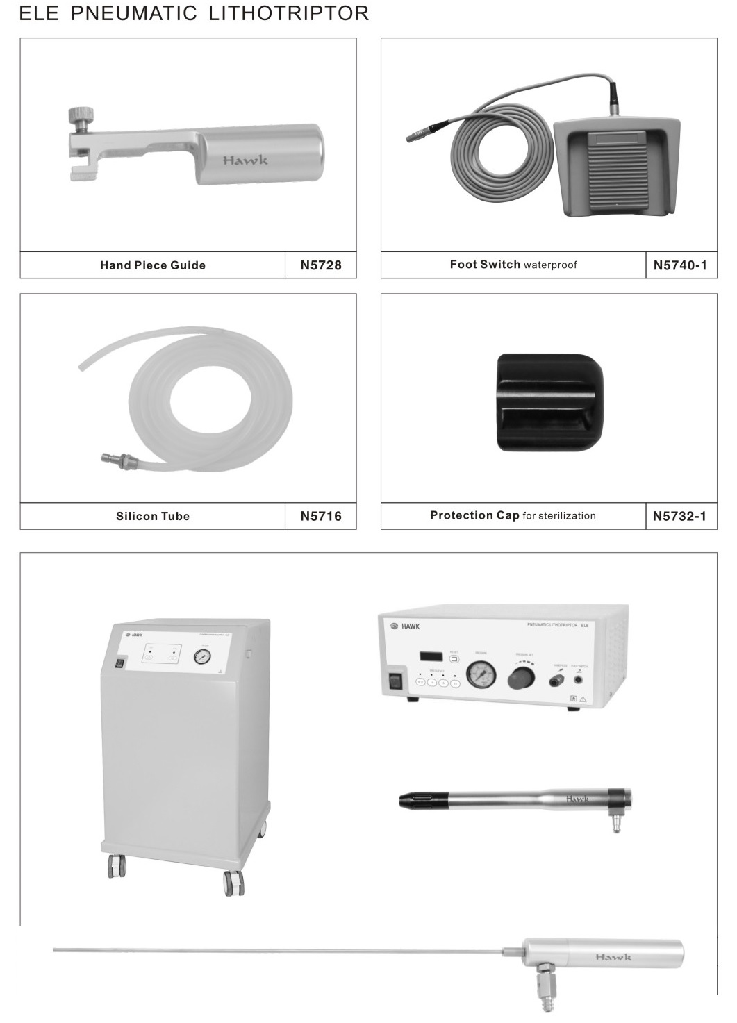 Hệ thống máy tán sỏi nội soi ngược dòng bằng khí xung hơi