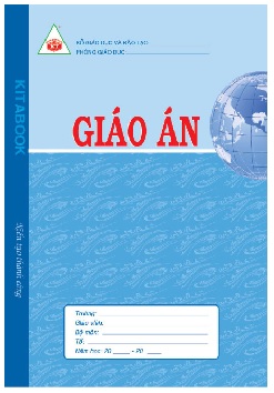 Tập giáo án 200 trang khổ A4