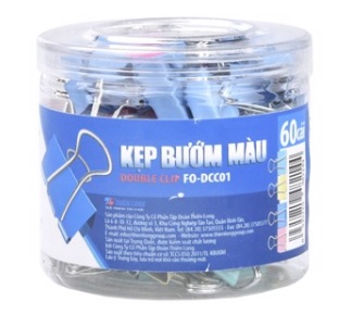 Kẹp bướm màu cỡ 15mm