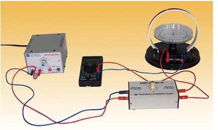 Bộ thí nghiệm thực hành đo thành phần nằm ngang của từ trường trái đất