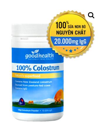 Sữa non Goodhealth Colostrum 100% (Dành cho mọi đối tượng từ 03 tuổi trở lên)