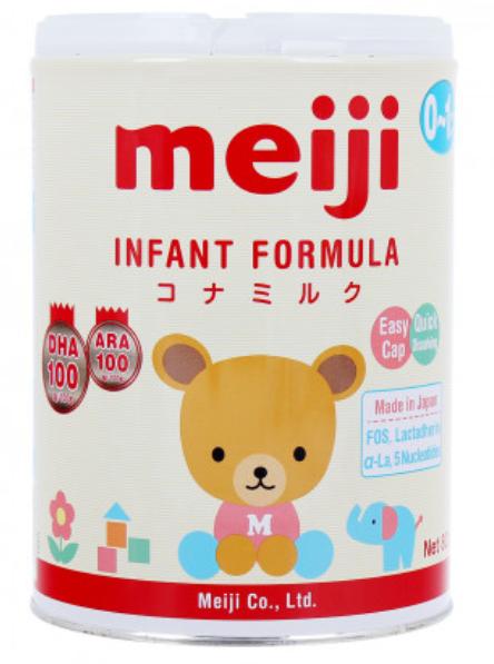 Sữa Meiji Infant Formula cho trẻ từ 0->01 tuổi (Sữa đặc hiệu dinh dưỡng đặc chế cho chế độ ăn của trẻ bị mất hoặc thiếu sữa mẹ, giúp hỗ trợ sự phát triển của trẻ theo sinh lý lứa tuổi)