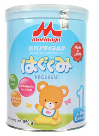 Sữa Morinaga 1 cho trẻ từ 0->06 tháng tuổi (Sữa đặc hiệu dinh dưỡng đặc chế cho chế độ của trẻ mất hoặc thiếu sữa mẹ, hỗ trợ sự phát triển các tố chất sức khỏe của trẻ theo sinh lý lứa tuổi)