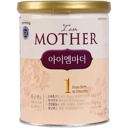 Sữa “I Am Mother 1” cho trẻ từ 0->03 tháng tuổi (Sữa đặc hiệu giúp bổ sung đến 67 thành phần dưỡng chất thiết yếu cho trẻ; giúp thay thế bữa ăn cho trẻ thiếu hoặc bị mất sữa mẹ)