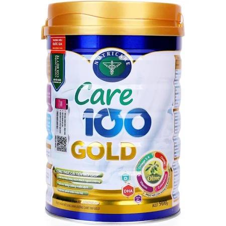 Sữa Care 100 Gold (Sữa đặc hiệu dành cho trẻ biếng ăn; suy dinh dưỡng thấp còi; giúp bổ sung cho chế độ ăn thiếu đạm và vi chất dinh dưỡng, hỗ trợ tăng cường sức khỏe tổng thể, giúp trẻ phát triển tốt