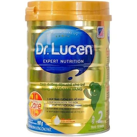 Sữa Dr. Lucen 1; 2; 3 (Sữa đặc hiệu dinh dưỡng đặc chế cho trẻ trong giai đoạn vàng từ 0->36 tháng tuổi; cung cấp một lượng kháng thể tự nhiên, giúp tăng cường hệ miễn dịch, hỗ trợ hệ tiêu hóa, tăng c