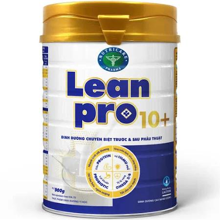 Sữa Leanpro 10+ (Sữa đặc hiệu dành cho bệnh nhân trước & sau phẫu thuật, giúp hồi phục sức khỏe, giảm biến chứng và nhanh làm lành vết mổ, nâng cao sức đề kháng, giảm căng thẳng mệt mỏi)