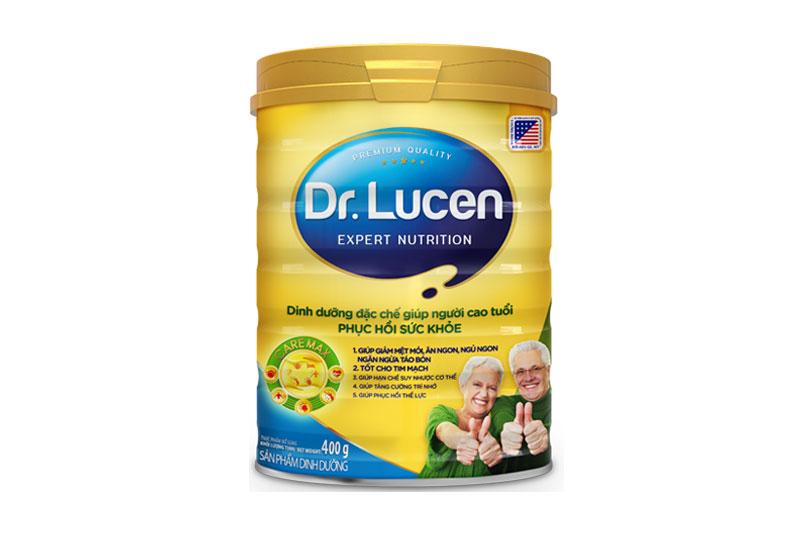 Sữa Dr. Lucen CareMax (Sữa đặc hiệu dinh dưỡng đặc chế giúp người cao tuổi Phục hồi sức khỏe, giúp ăn ngủ ngon hơn, giảm mệt mỏi, hạn chế suy nhược, tăng cường trí nhớ, phục hồi thể lực, hỗ trợ hệ tim