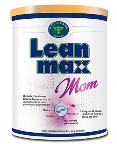 Sữa Lean Max Mom (Sữa đặc hiệu dành dinh dưỡng cho người mang thai; ….)