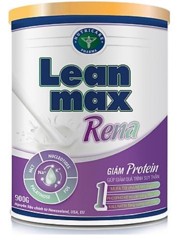 Sữa Lean Max Rena 1 (Sữa đặc hiệu dành cho bệnh nhân giảm Protein; giúp thay thế bữa ăn phụ, cung cấp nguồn dinh dưỡng giàu năng lượng cho những người suy thận; ….)
