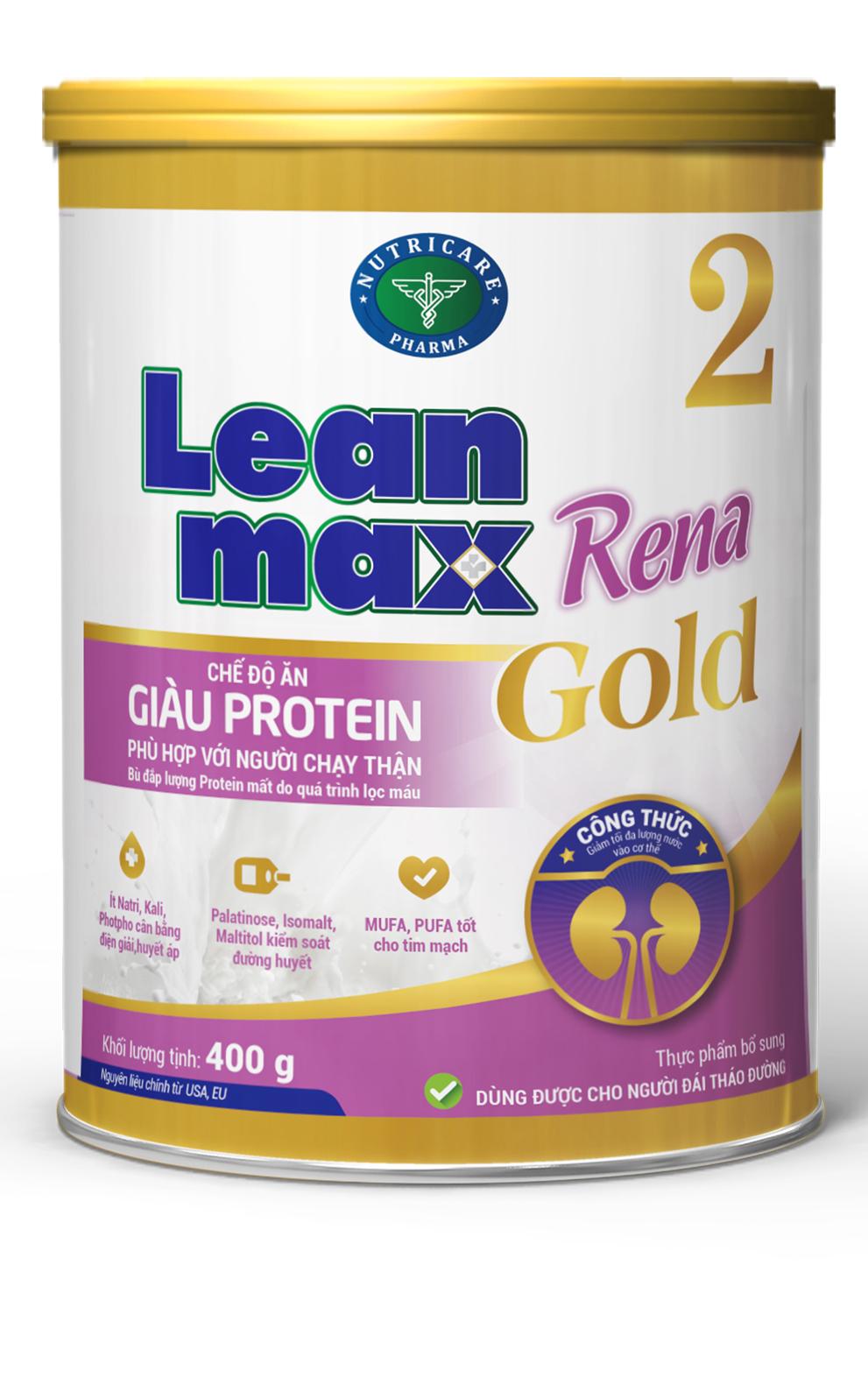 Sữa Leanmax Rena 2 Gold (Sữa đặc hiệu dành cho người chạy lọc thận)